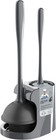 Toilet Plunger and Bowl Brush Combo for Bathroom Cleaning, Gray, 1 Set