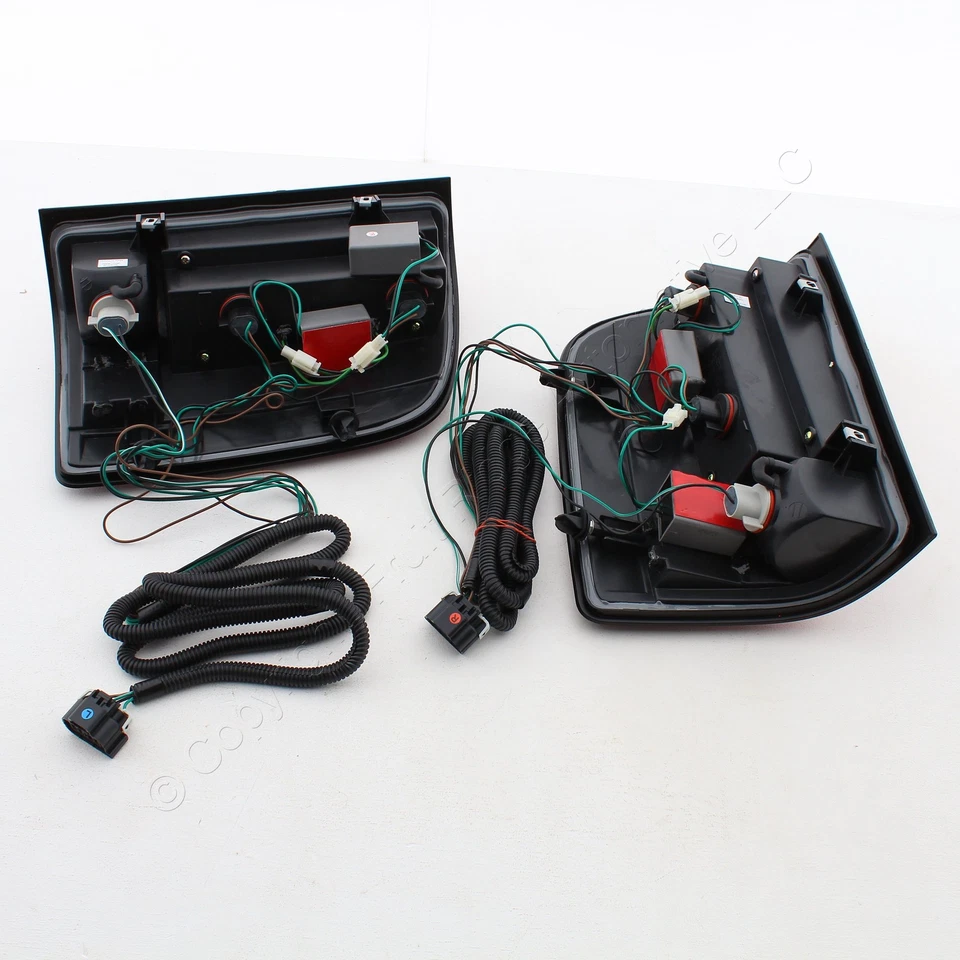 Pair Anzo 311047 Rear Red Housing Clear LED Tailight for 2007-13 Silverado 1500 - Image 3 of 4