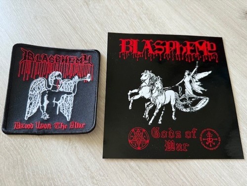 BLASPHEMY - GODS OF WAR/BLOOD UPON THE ALTAR 2LP (DIE HARD) 2007 BEHERIT,VON - Picture 11 of 11