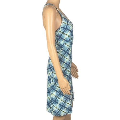 Title Nine grün weiß gelb "Golf" Kleid mit integriertem BH-Einsatz Medium gebraucht, in einwandfreiem Zustand - Bild 3 von 12