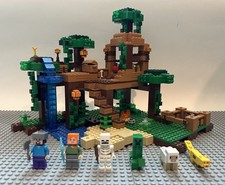 Complete Lego Minecraft Set, Jungle Treehouse #21125 (No box/manual)
