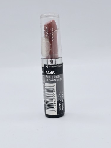 Wet N Wild-MegaSHIELD-Lipstick-364S BARE-LY LEGAL-GREAT SHADE! NEW/TAMPER TAB! - Picture 2 of 4