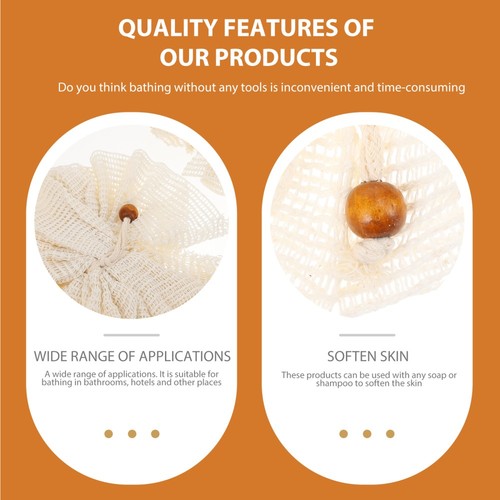 2 Pcs Badekugel Aus Sisal Baby Reisen Badeblasenhersteller Bad-Hautwäscher - Bild 3 von 12