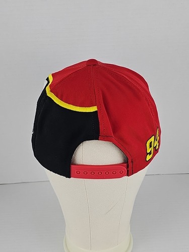 Cappello berretto Nascar vintage anni 90 Bill Elliot McDonalds Racing Snapback bandiera a scacchi - Foto 3 di 7