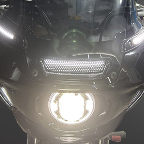 Headlight Vent LED Indicator Lights For Softail Low Rider ST FXLRST 2022-2025 - Picture 15 of 15