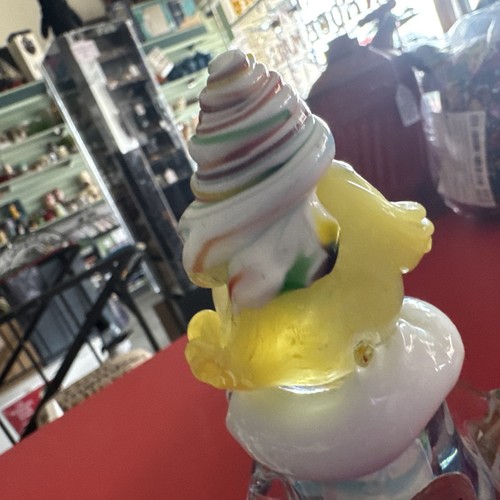 Vintage MCM MURANO ART GLASS Clown Figurine w/Umbrella Italy Hand Blown 1950's - Bild 7 von 10