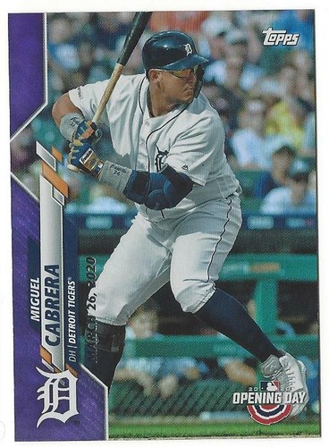 2020 Topps Opening Day Purple Foil Parallel Meijer Exclusive - U Pick You Pick - Picture 81 of 154