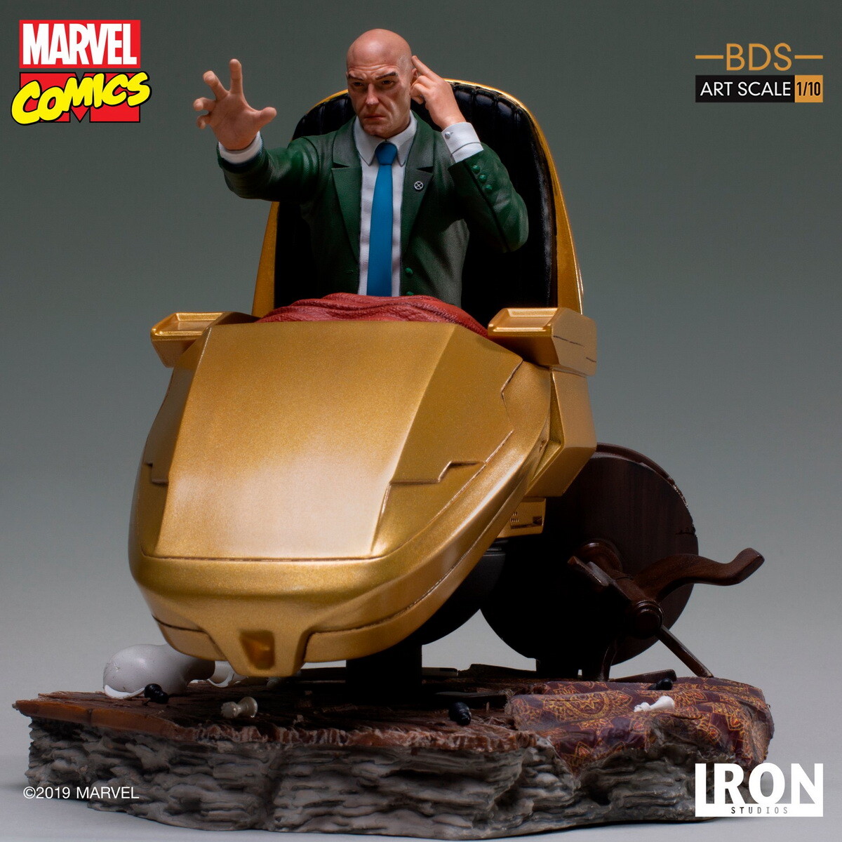 Iron Studios 1 10 Scale Marvel Professor X Comics Version Polystone Statue Iron Studios 1 10 Scale Marvel Professor X Comics Version Polystone Statue