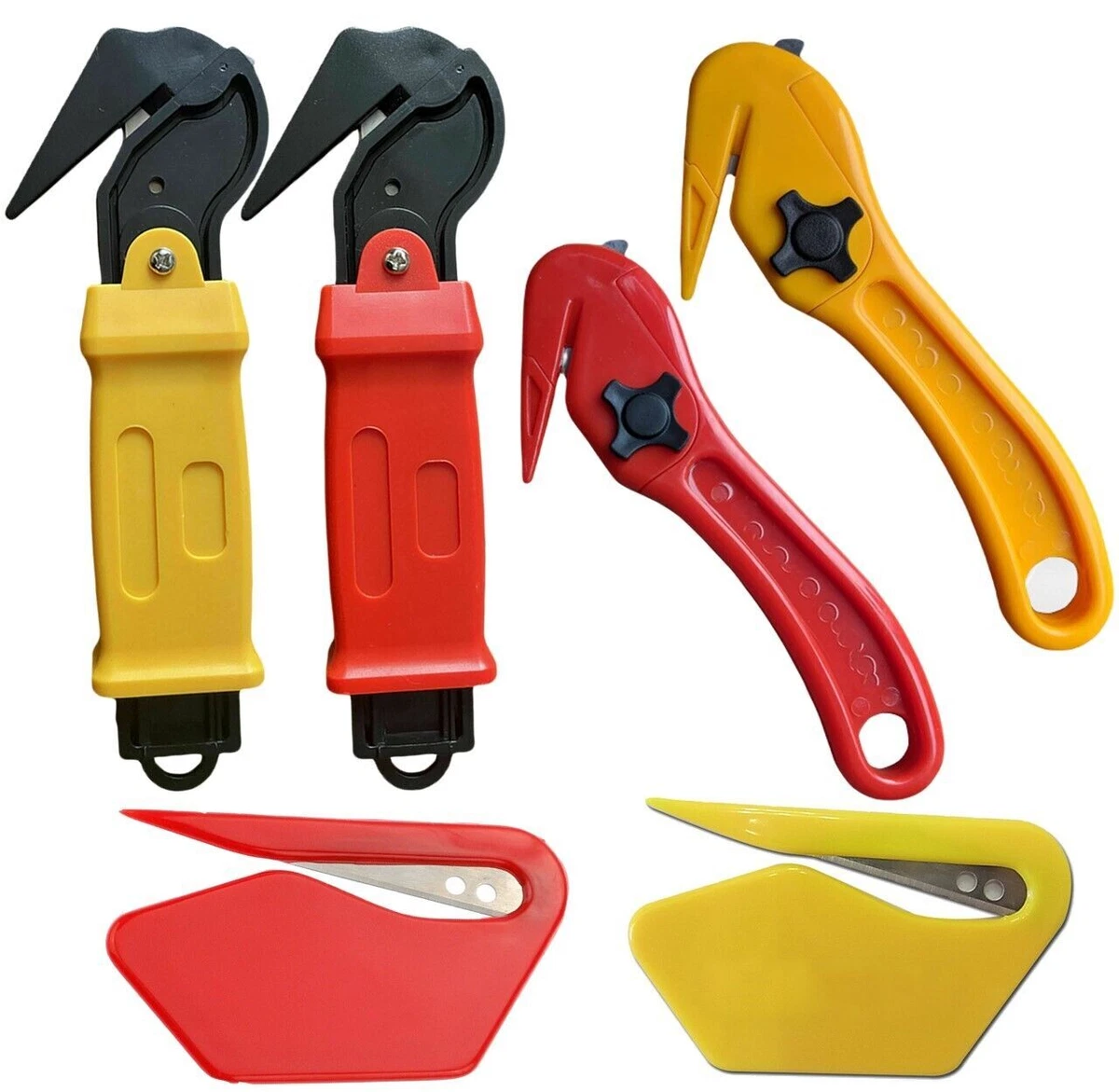 5X Safety box Cutting Knife - Box Opener Cutter moving edge box knife  -150mm UK