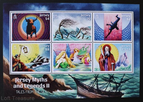 Jersey Stamps "Myths & Legends II-Tales from the Sea" Presentation Pack S/S 2020 - Picture 2 of 6