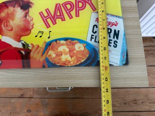 Large Glass Placemat Cutting Board 43 x 30cm - Send them back Happy! Corn Flakes - Picture 3 of 3