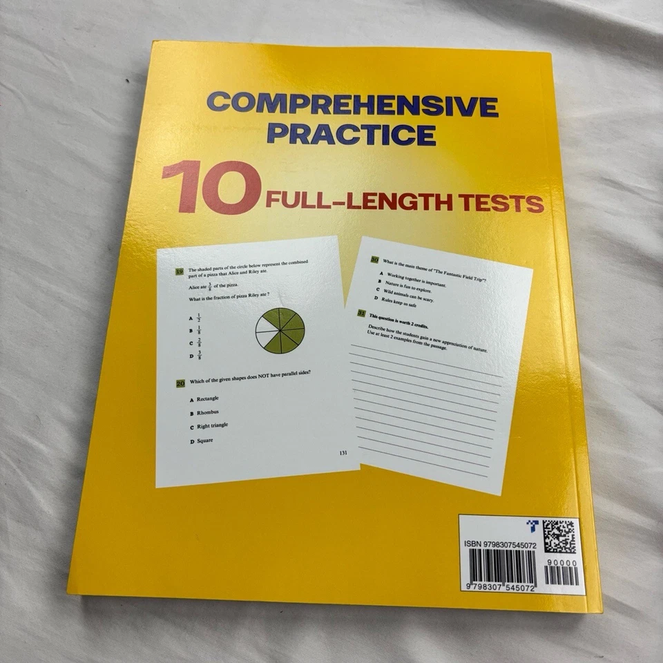 New York State Test Prep Workbook Grade 5 Math And English 2025 2 In 1 10 Tests - Image 2 of 4