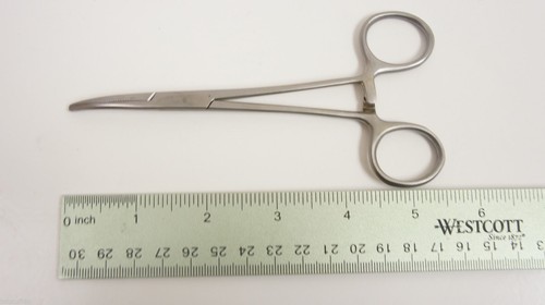 Columbia Crile hämostatische Pinzette gebogen 5-1/2 Zoll - Bild 6 von 6