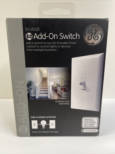 GE Jasco EZ Add-On Switch Smart Lighting Controls ZW2003 NEW In Box - Picture 1 of 4