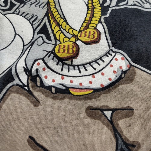 VTG Y2K Looney Tunes T-shirt Men's L Lil Bugzy Bugs Bunny Graphic Print Hip Hop - Picture 8 of 13