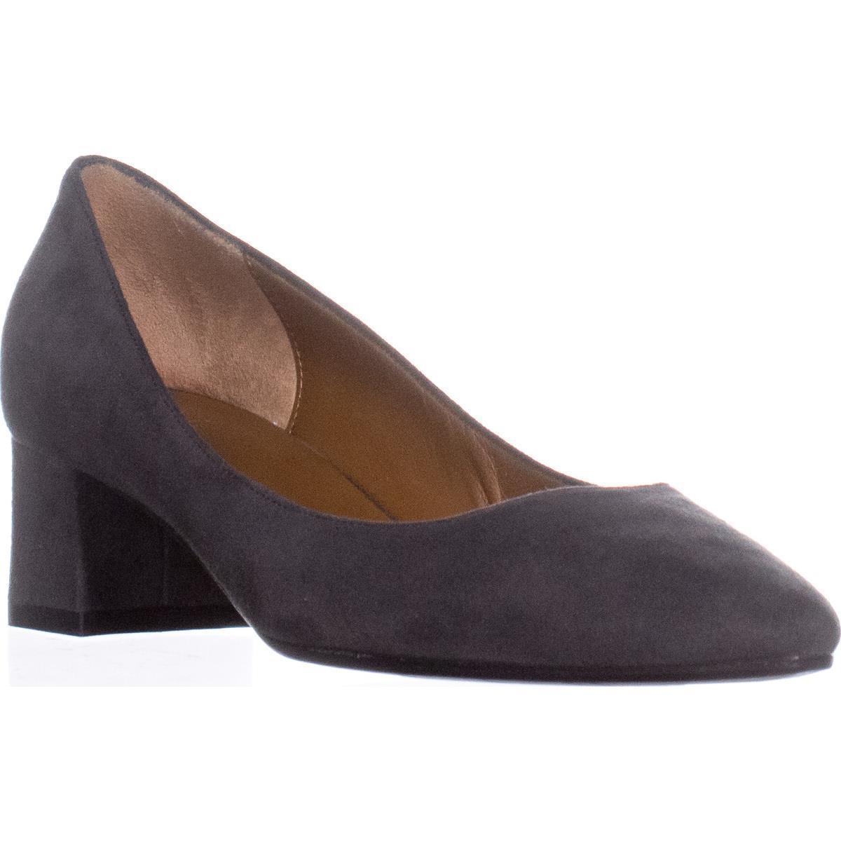Aquatalia Pheobe Kitten Heel Pumps, Antracite, 4 UK Aquatalia Pheobe Kitten Heel Pumps, Antracite, 4 UK