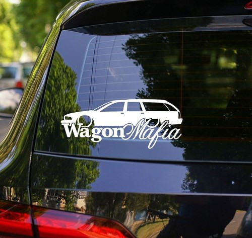 Lowered WAGON MAFIA V2 car sticker for Chevrolet Caprice 4th Gen 1991-1996 - Picture 1 of 3