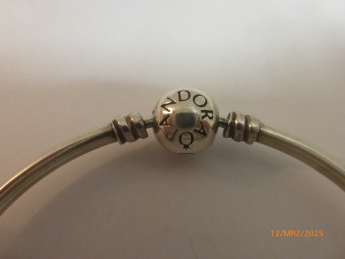 Pandora 925er Silber - Armreif mit Kugelverschluss - Bild 6 von 9