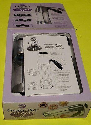 WILTON Cookie Pro Ultra II Spritz Cookie Press w/18 Shapes