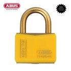 ABUS Weatherproof Outdoor Padlock -T84MB40 40mm-Brass Keyed AlikePadlocks-Yellow
