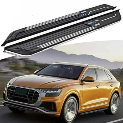 Aluminum Fixed Side Steps Running Board Nerf Bar Fits for Audi Q8 2019 2020 2024 eBay
