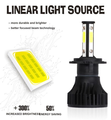 Kit de faros antiniebla de haz alto bajo LED para Honda Civic 6500K 2016-2020 - Imagen 2 de 12