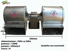 VENTOLA STUFA PELLET COD. 207700 231690 RLD85/8686Z-3045L DAL ZOTTO NORDICA EXTR