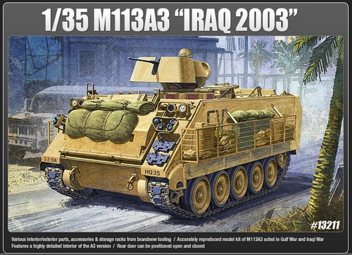 ACADEMY M113A3 "IRAQ 2003" - 13211 SCALA 1:35 - Foto 4 di 5