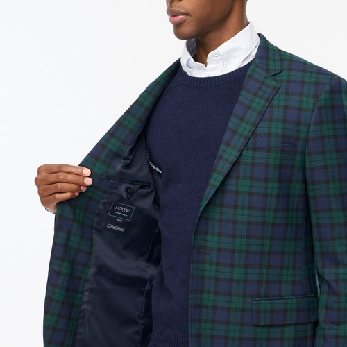 NWT J. Crew Mens Size 38 REGULAR 38R Slim Fit Thompson University Blazer NEW - Picture 5 of 10
