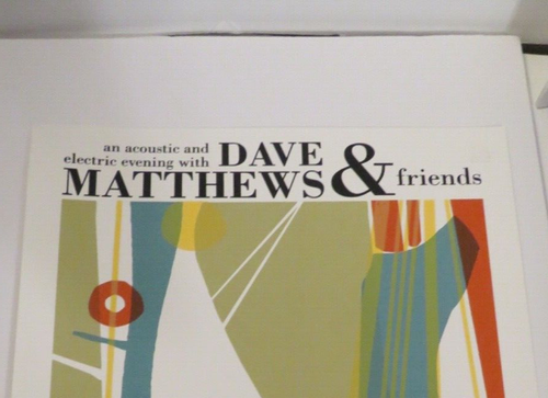 Poster firmato NWoT Dave Matthews MSG New York, NY 17/12/2003 #35/400 - Foto 2 di 5
