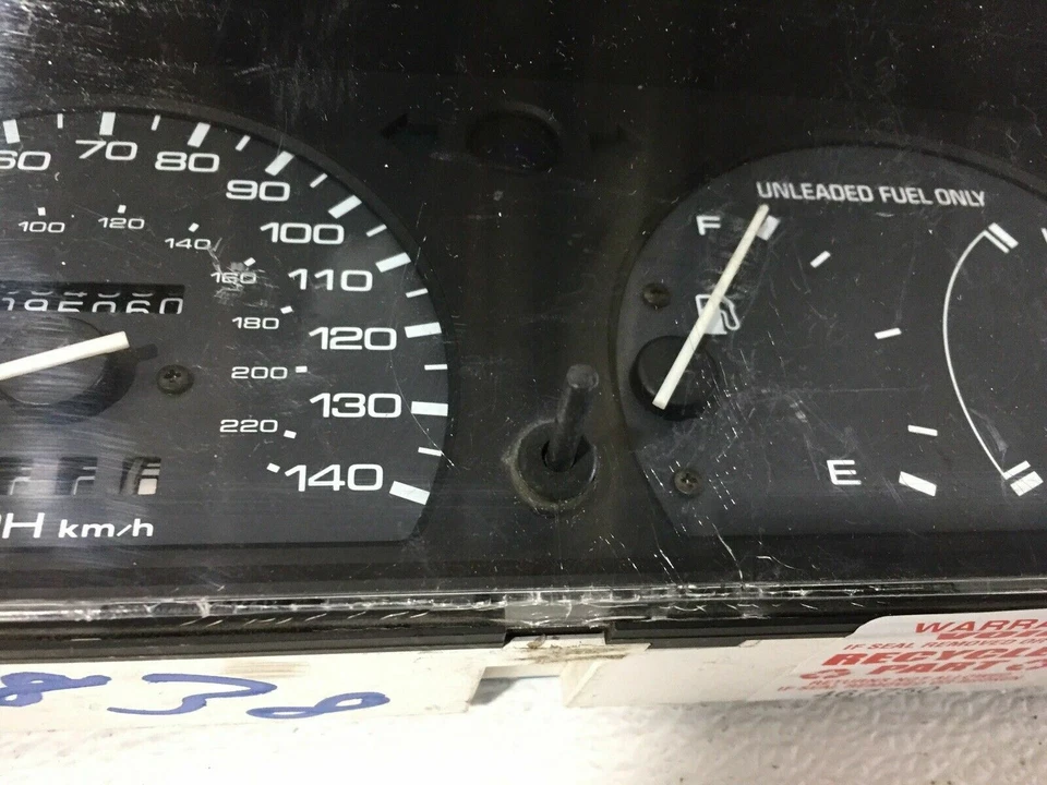 90 91 92 93 94 mazda 323 SIN TACH con panel medidor de racimo velocímetro de viaje 95k Foto 3 de 4