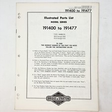Vtg 1973 Briggs & Stratton 191400-191477 Illustrated Parts List