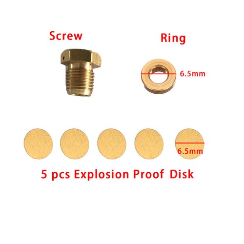 Explosion Proof Brass Slice Rupture Disc For YONG HENG 30MPa Air Compressor - Bild 3 von 4