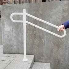 Safety Handrials, Metal Outdoor Stair Railing, Railings for Steps Fits Porch NEW