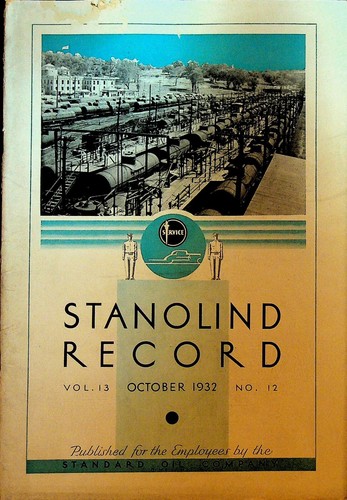 Stanolind Record Standard Oil Employees Magazine October 1932 Pat Flanagan WBBM