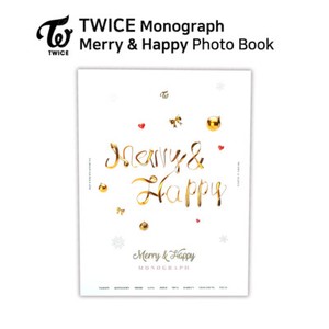 Twice Merry Happy Monograph Photobook Without Photocards Sana Mina Kpop K Pop Ebay