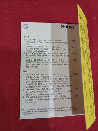 Philips Powerhouse Gene Chandler Gloria Gaynor Cassette tape INDIA Promo Demo - Picture 4 of 4