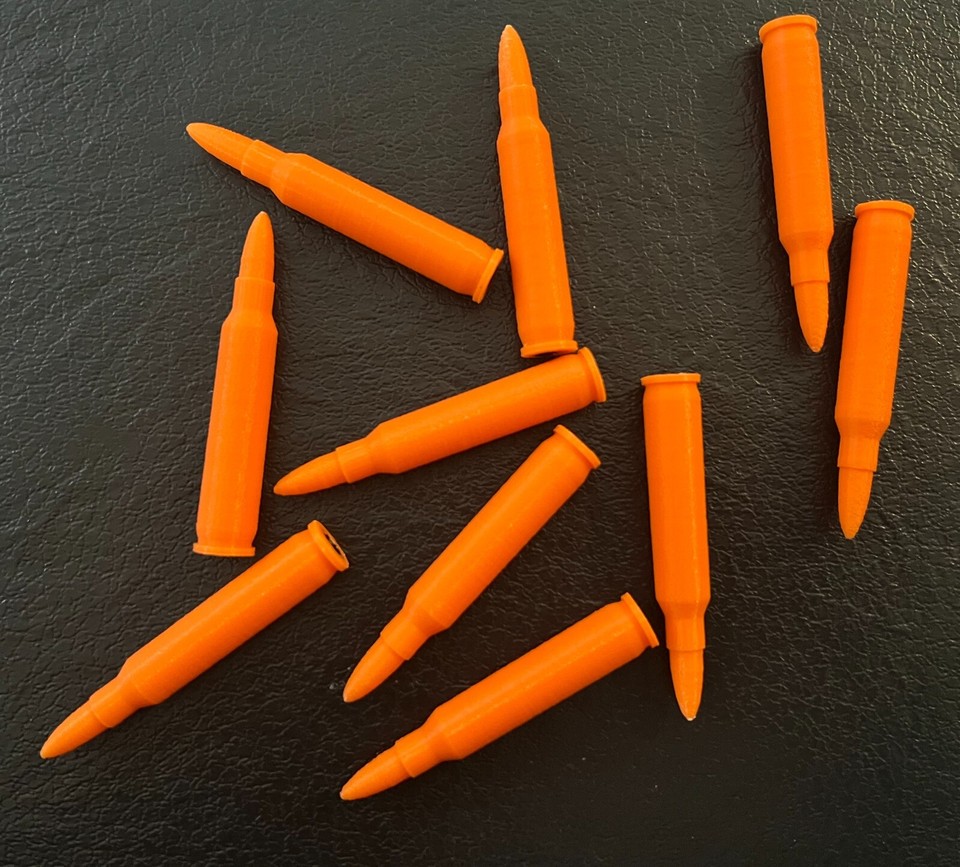 .223 Remington 5.56 NATO - Snap Caps Training Rounds w/ Rubber Primers ...