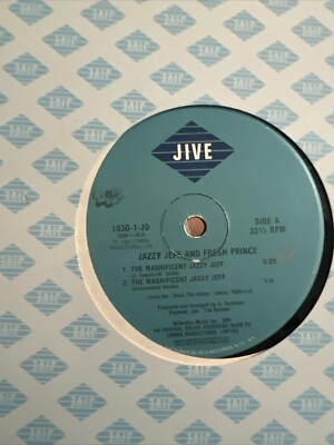 Jazzy Jeff & Fresh Prince The Magnificent Jazzy Jeff, 12''  Vinyl Record 1030-1JD