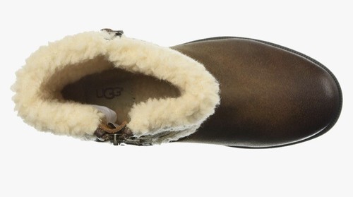 UGG BLAYRE III Women’s Size 5M Leather Sheepskin Buckle Boots MSRP $200 - Picture 3 of 10