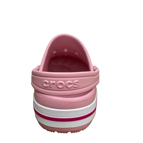 Crocs Bayaband Youth Girls Clogs Size 1 (J1 ) Light Pink Water Friendly Comfy - Picture 10 of 14
