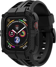 Rugged Apple Watch Band Bumper Case Cover Strap Iwatch SE 9 8 7 6 5 4 3 2