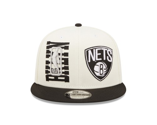 Brooklyn Nets New Era NBA On Stage Draft 9FIFTY Gorra Snapback - Crema - Imagen 2 de 8