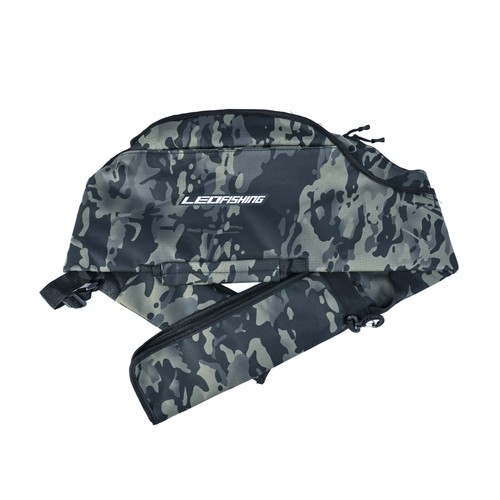 LEO FISHING Foldable Fishing Pole Bag Fishing Tackle Storage Bags Rod Bag C0V5 - Bild 11 von 12