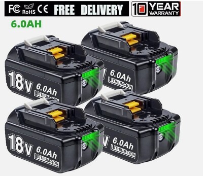 Makita - マキタ6.0ah 18Vバッテリー Amazon.com: CHAUNVEN 6.0Ah Battery Replacement for Makita