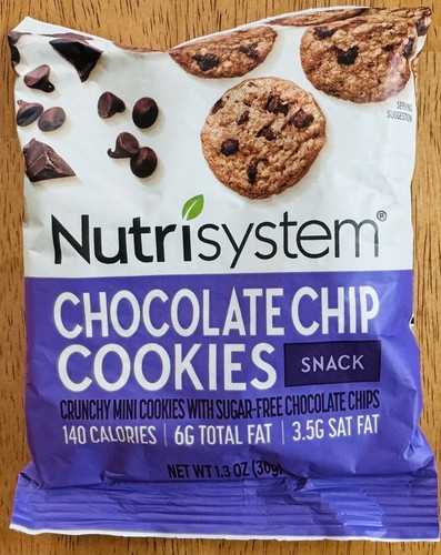 Nutrisystem Walnut & Chocolate Chip Cookies Snack Lot Of 40 Bags New In Bag NIB - Bild 2 von 2