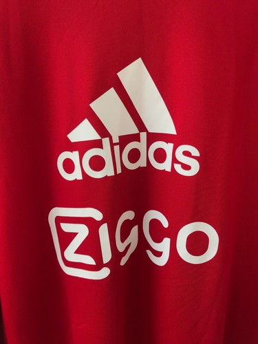 AJAX AMSTERDAM 2019/2020 TRAINING FOOTBALL SOCCER TRACK TOP JACKET ADIDAS RED - Picture 10 of 13