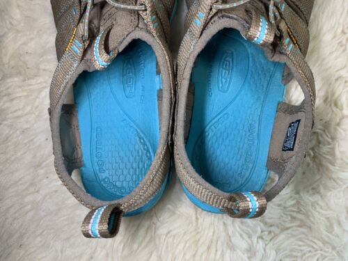 Women's Keen Clearwater CNX 1010997 Waterproof Tan Teal Hiking Sandal Size 7.5 - Picture 6 of 12