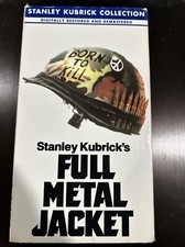 Full Metal Jacket Stanley Kubrick Collection VHS Tape War Lee Ermey Tested