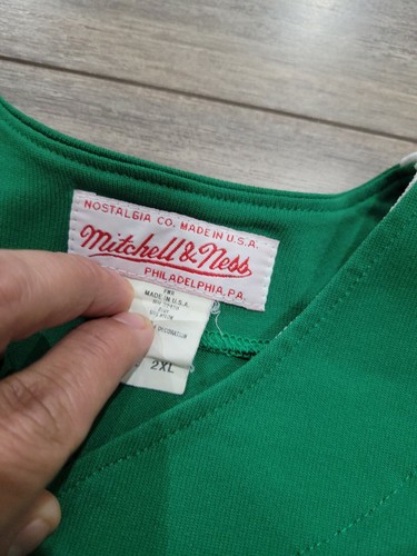 AUTHENTIC VINTAGE SCHMIDT PHILLIES ST PATRICKS JERSEY MITCHELL NESS 2XL 52 USA - Picture 7 of 9